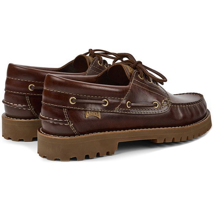 Chaussures Bateau Loake En Cuir Marron - Taille UK 7 (EU 41/44) - Occasion Très Bon état