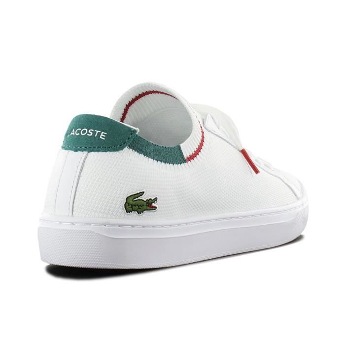 Lacoste La Piquee 120 Hommes Baskets Sneakers Chaussures de sport Blanc 7 39CMA0023082 Blanc Cdiscount Chaussures