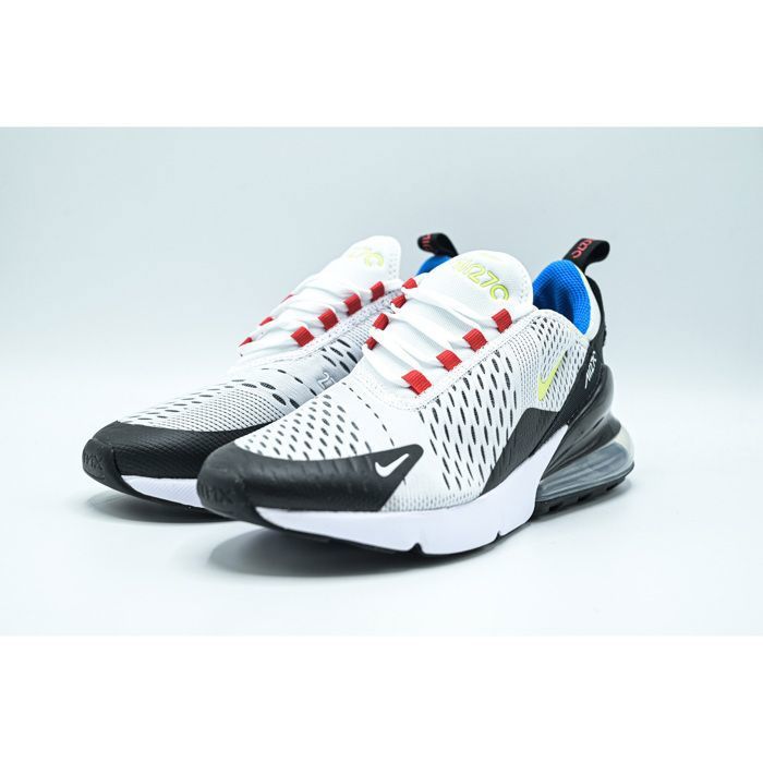 Chaussures NIKE Air Max 270 GS Blanc-Noir - Mixte/Enfant - Canvas - Lacets  Blanc - Cdiscount Chaussures