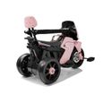 Moto électrique pour enfants HL-108, 6 Volt, 1 Siège(s), Motor: 1 x 35W, Batterie: 6V4,5Ah, Vitesse: 2 km - h, Rose-3