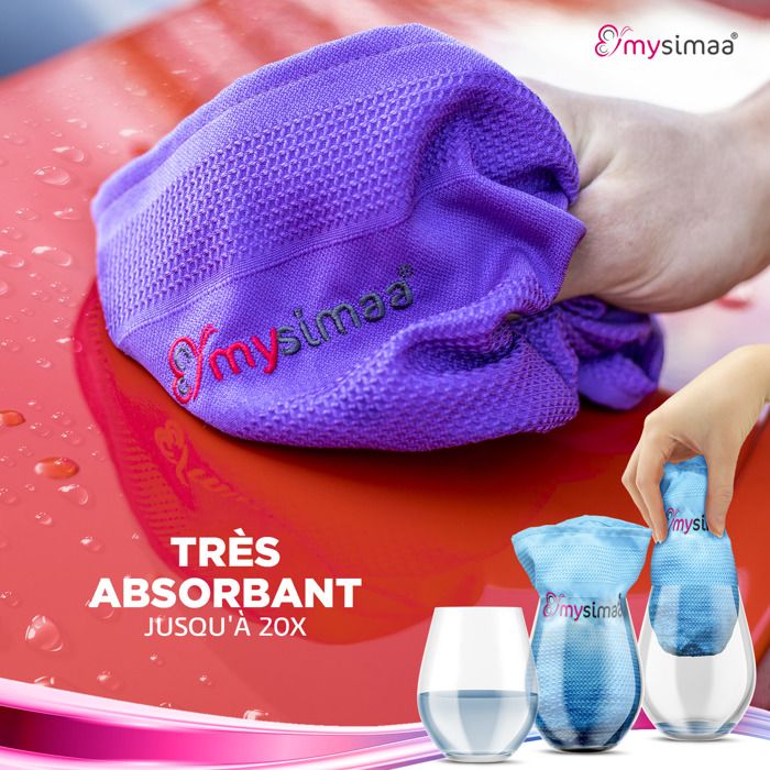 Mysimaa Chiffon Microfibre Voiture Et Ménage De La Maison