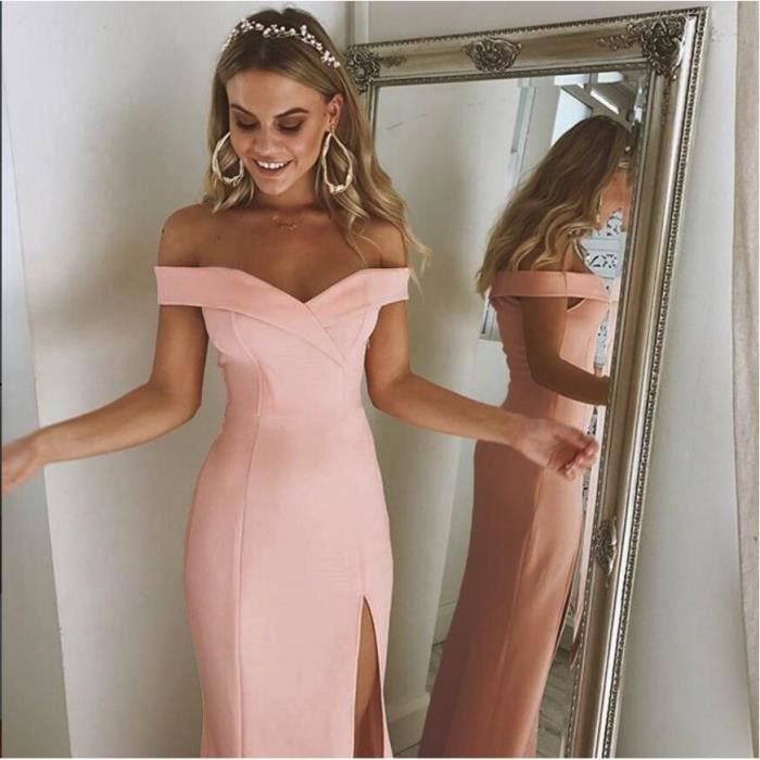 Robe Robe de soir e en mousseline de soie tenue de mariage