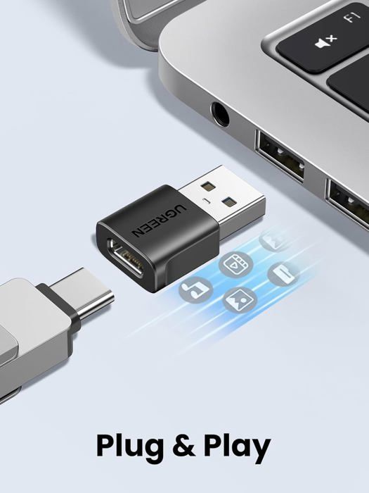 USB31CAADGCP - Adaptateur USB-C Vers USB-A, USB 5Gbps 3a Convertisseur Usb C Male