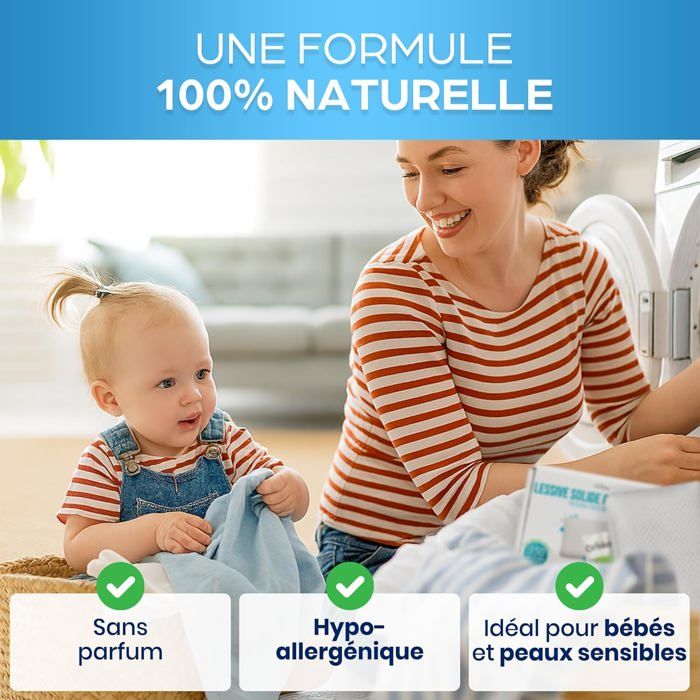 Lessive Écologique avec Billes de Magnésium 350 Lavages Sachet en Coton — free download