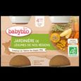 BABYBIO - Petit Pot Bébé Jardinière de Légumes - Bio - 2x130g - Dès 4 mois-0