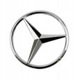1×Insigne Étoile logo emblème arrière coffre argent Adaptation Mercedes benz Classe C W205 de 2014 à 2020-0