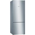 BOSCH KGV58VLEAS - Réfrigérateur combiné - 500 L (376 L + 124 L) - Froid low frost grande capacité- L 70 x H 191 cm - Inox-0