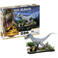 Puzzle 3D - REVELL - Jurassic World Dominion - Moins de 100 pièces - Cinéma et publicité - Bleu-0