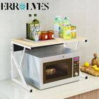 ERROLVES®MEUBLE ETAGERE Support de Four à Micro-Ondes Fournitures de Cuisine /Etagère Micro-Ondes Rack de Stockage à 2 Couches