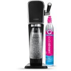 Machine à soda et eau pétillante - SODASTREAM - ART - 1 bouteille compatible lave-vaiselle - 1 recharge de gaz 60 L - Noir