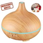 ZENTAVO Diffuseur d'huiles essentielles 300 ml - Humidificateur d'air à ultrasons Brume de parfum électrique 7 Changement de couleur