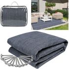 XMTECH Tapis de Camping, 250x400cm Tapis de sol pour caravane, camping-car, Bâches de Sol avec Clous moulus et sac de transport