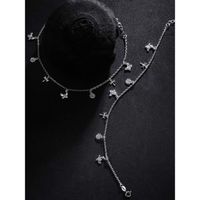 Bracelet de cheville multi-breloques pendantes - Bijoux de pied élégants et magnifiquement conçus - 9 de long + rallonge de 1 - V
