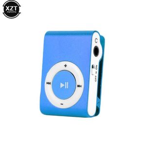 LECTEUR MP3 bleu-Lecteur de musique MP3 portable avec carte TF