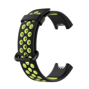 BRACELET MONTRE CONNEC. Lime noire pour Mi Watch Lite-Bracelet de rechange