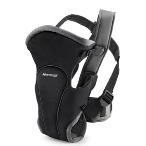 PORTE BÉBÉ Porte-bébé dorsal ou ventral noir Aubert Concept - de 0 à 15 kg