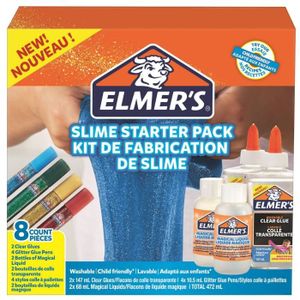 KIT MODELAGE ELMER'S Kit de base pour Slime, 4 stylos colle à p