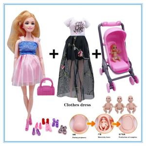 Barbie Avec Poussette Cdiscount