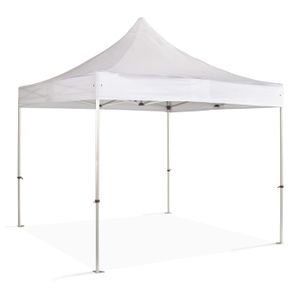 TONNELLE - BARNUM Tente pliante 3x3m - Tonnelle pro - MOB EVENT PRO - Structure en aluminium - Bâche en polyester 300 g/m²