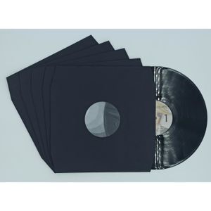 POCHETTES DE PAPIER BLANC ET ANTISTATIQUE POUR DISQUES 45 RPM VINYLE 7