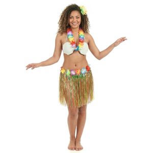 Pagne hawaien avec ceinture de fleurs Pagne hawaien avec ceinture de fleurs