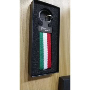 Porte-clés en fibre de carbone pour Fiat BRAVO, accessoires de