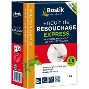 CIMENT - BÉTON Enduit de rebouchage express - BOSTIK - poudre 1 K