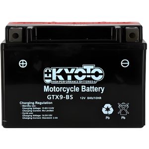 BATTERIE VÉHICULE Batterie YTX9-BS - KYOTO - 12V / 8Ah