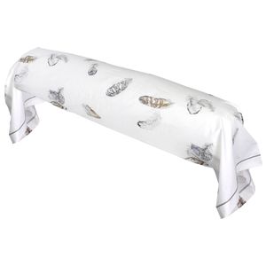 Traversin Naturel Plume 140 Cm – Blanc 100% Made In France Par Blanrêve