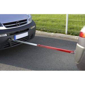 DGH System Barre De Remorquage 3T En 3 Parties Avec Amortissement - Force 3000kg