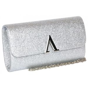 Pochette Femme Scintillante Pour Soirée - Sac à Main élégant Avec 2 Compartiments - Idéal Mariage, Cérémonie, Voyage