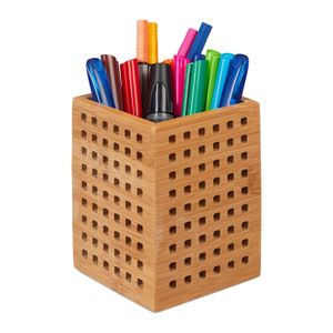 Lot De 4 Pots à Crayons En Forme De Crayon – Plastique Coloré – Hauteur 11 Cm – Pour Bureau, Chambre, école