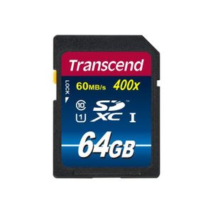 CARTE MÉMOIRE Carte mémoire flash Transcend Premium 64 Go UHS Cl