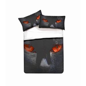 Housse De Couette Chat Noir Cdiscount