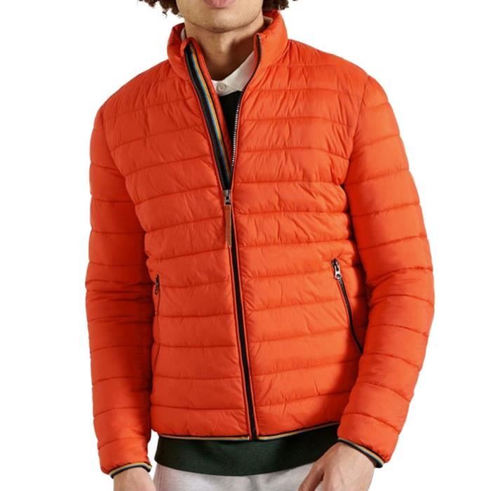 manteau orange superdry