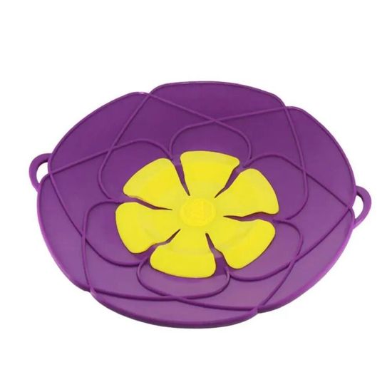 Couvercle Anti-déversement En Silicone – 34x27,5 Cm, Multifonction (cuisson Vapeur, Tapis De Casserole), Couleur Blanc, Pour Poêles Et Casseroles