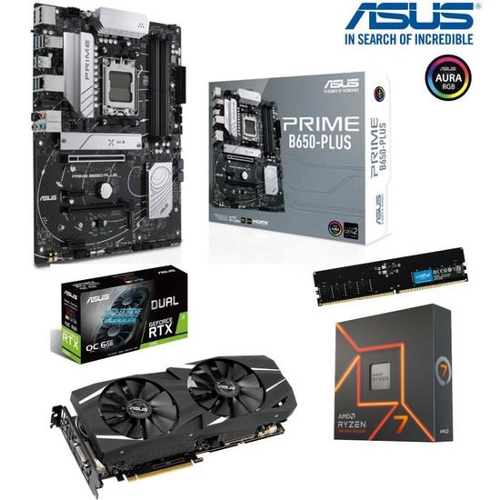 Kit PC gamer Asus Core I7 - 32 Go DDR5 - RTX3070TI - Cdiscount Informatique
