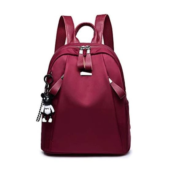 PORRASSO Mini Sac à Dos Femme Mode Sac à Main Fille Étanche Sacs à Bandoulière avec Trou D'écouteur Cuir Daypack Voyage Datation Petit Sac à Dos, Jaune, L, Mignon