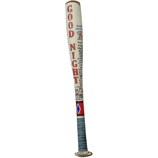 Batte de baseball gonflable Harley Quinn Suicide Squad - DC Comics - Blanc et Multicolore - Intérieur - 80cm