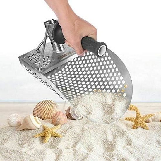 Kit Détection Métaux - Pelle Et Truelle En ABS - Pour Chasse Au Trésor, Plage, Tamisage De Sable - Léger Et Ergonomique