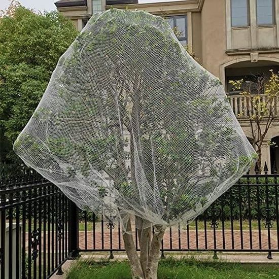 Filet Anti-oiseaux Pour Arbres Fruitiers - Lot De 2, 80x100 Cm, Maille Fine Polyéthylène Résistant Aux UV - Protection Verger Et Potager