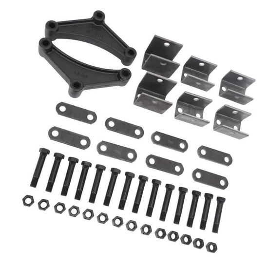 Kit D'essieu De Remorque 2000 Lbs – Moyeu 4x4 Pouces, Broche Ronde BT8, Pour Remorques Bateau Et Cargo