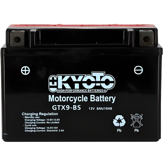 Batterie YTX9-BS - KYOTO - 12V / 8Ah