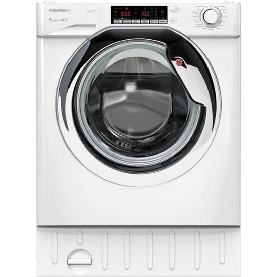 Lave-Linge Intégrable ROSIERES OBWS69TWMCE47 - Chargement frontal - 9 kg - 1600 trs/min - Blanc