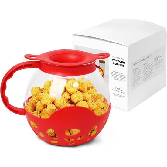 Machine Pop-corn Pliable Machine à Pop-corn En Silicone Pliable - Sans BPA - Pour Micro-ondes - Pop-corn Sain Sans Huile Snack Sain Sans Huile