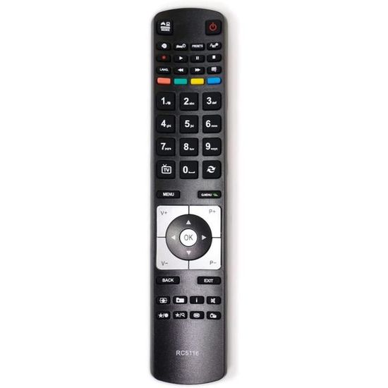 Télécommande De Remplacement Pour Thomson MIC200IBT/MIC201IBT – Infrarouge, Design Ergonomique, Pas De Programmation