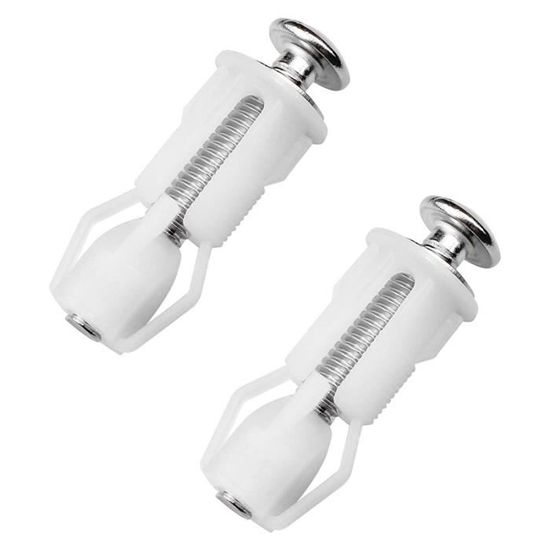 4 Pièces Vis Siège Toilette Acier Inoxydable Extra Longues - Kit Fixation Réservoir Avec Rondelles Et Écrous