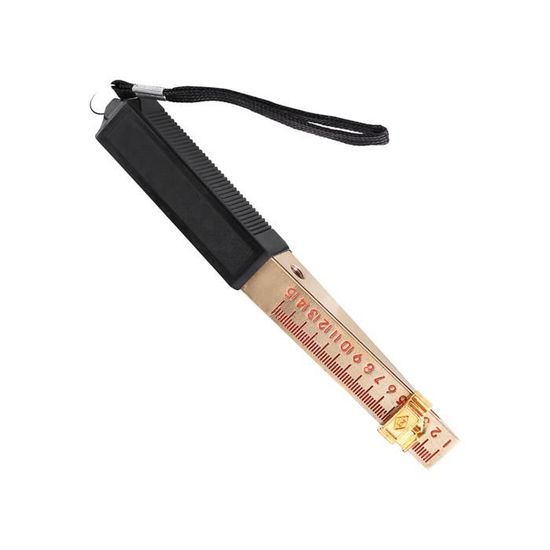 Erpmlyo Jauge D'éPaisseur De Garniture De Frein, Outil De Mesure De Plaquette De Frein Automobile En Acier, De Jauge De Garniture De Frein à Disque Et à Tambour