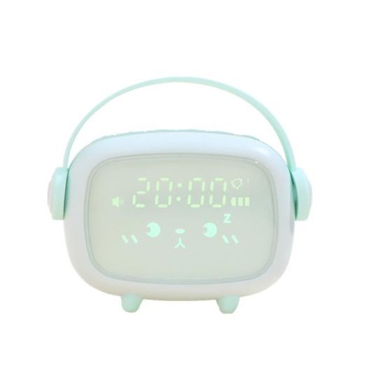 Réveil éléphant Mignon Avec Veilleuse 7 Couleurs - Horloge Numérique LED, Température, Calendrier, écran 7,9 Cm, Pour Chambre