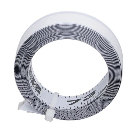 Lot De 3 Rubans à Mesurer Auto-Adhésifs En Acier - 1 Mètre, Avec Départs à Gauche, Droite Et Centre - Pour Établi, Atelier - 4
